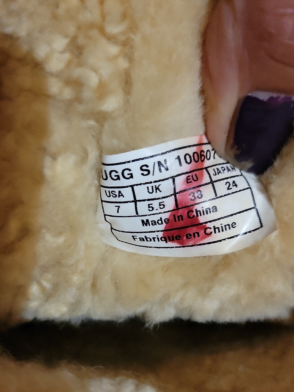 UGG Cheetah print boots w sheepskin lining, Size7 - Picture 6 of 10